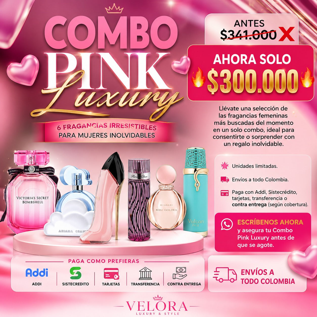 COMBO PINK LUXURY